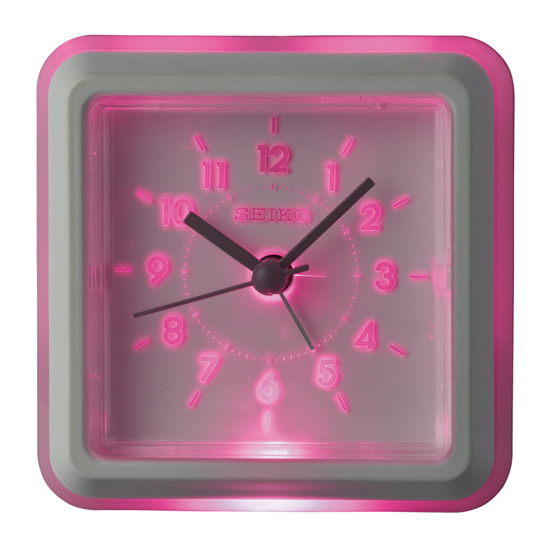 Seiko Ena Analog Quartz Tabletop Clock with Alarm Wayfair